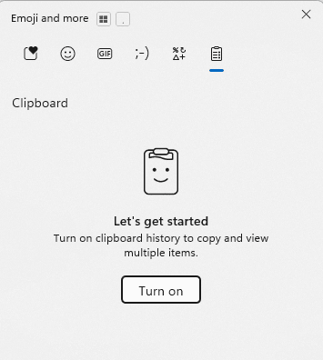 Cut / paste clipboard History